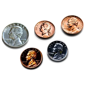 Pennies And Nickels Png Bsk PNG image