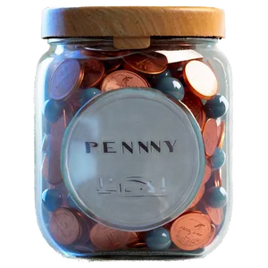 Penny In A Glass Jar Png Cid71 PNG image
