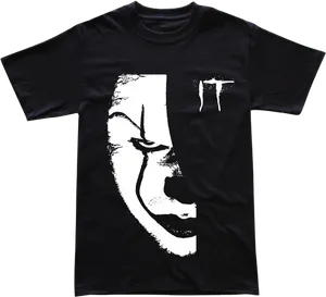 Pennywise Graphic Tee Design PNG image