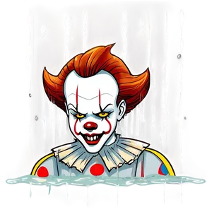 Pennywise In The Rain Png 95 PNG image