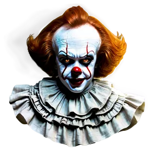 Pennywise Makeup Png 05212024 PNG image