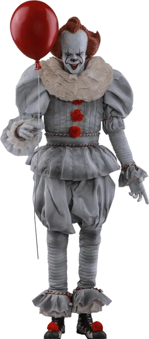 Pennywise The Dancing Clown With Balloon PNG image