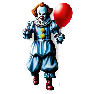 Pennywise With Balloons Png Yvr84 PNG image