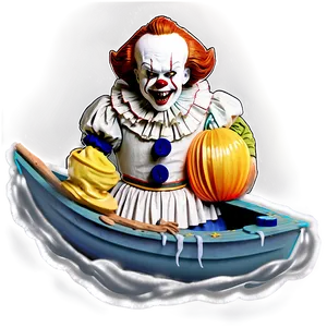 Pennywise With Boat Png Ald PNG image