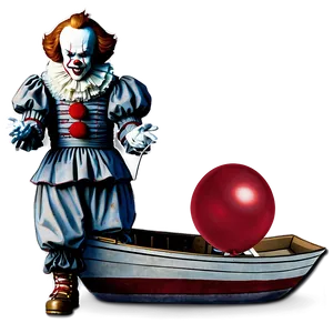 Pennywise With Boat Png Pym PNG image