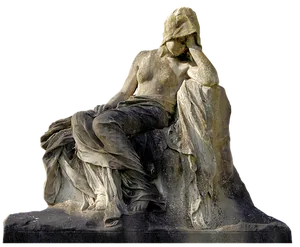 Pensive Statue Artwork