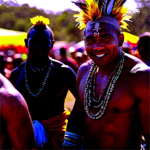 People At A Festival PNG Pix