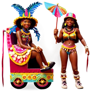 People At Carnival PNG Waw