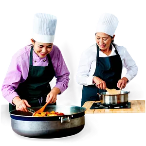 People Cooking PNG 04292024