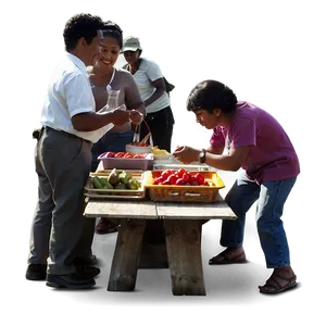 People Eating PNG Ukn