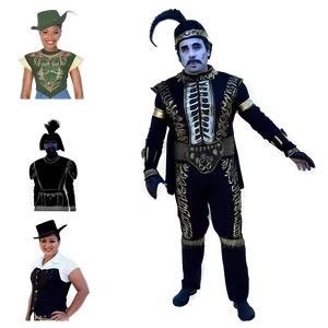 People In Costume PNG Enl