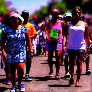 People In Parade PNG Mnh