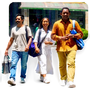 People In The City PNG Hnj1