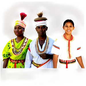 People In Traditional Dress PNG Mkj