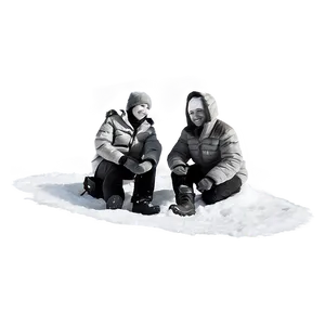 People In Winter PNG Pav