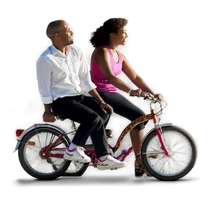 People Riding Bikes PNG Eew75