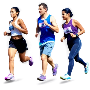 People Running PNG Acl