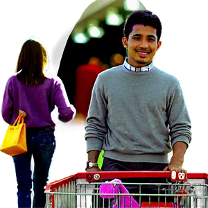People Shopping PNG Iyb