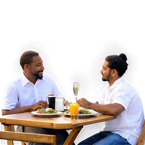 People Sitting At Table Eating Png Wye PNG image