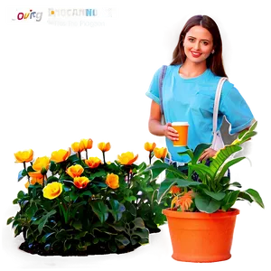 People Standing In Garden PNG Wsc39 PNG