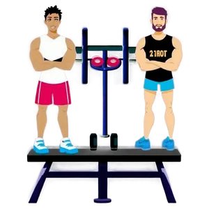 People Standing In Gym PNG Yfj