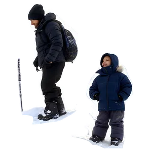 People Standing In Snow PNG Xps58 PNG
