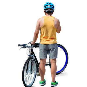 People Standing With Bikes PNG Auo85 PNG