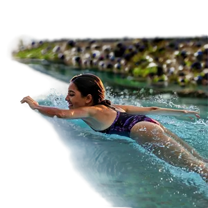 People Swimming C PNG image