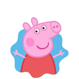 Peppa Pig Cartoon Character PNG image