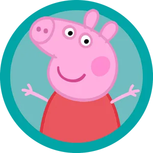 Peppa Pig Cartoon Character PNG