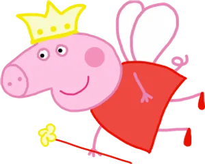Peppa Pig Fairy Princess Cartoon