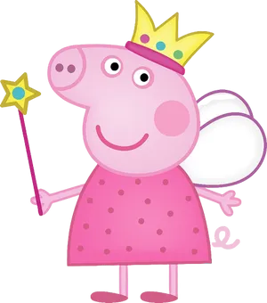 Peppa Pig Fairy Princess Costume PNG image