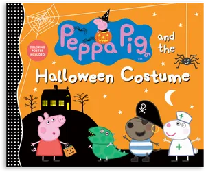 Peppa Pig Halloween Costume Book Cover PNG