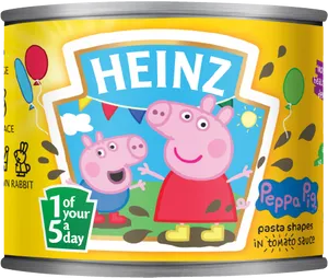 Peppa Pig Heinz Pasta Shapes Can