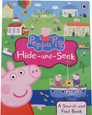 Peppa Pig Hideand Seek Book Cover PNG