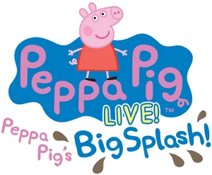 Peppa Pig Live Big Splash Promotional Artwork PNG