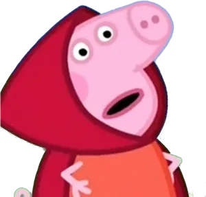 Peppa_ Pig_ Surprised_ Expression PNG image