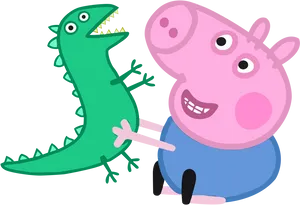 Peppa Pigand George Dinosaur Toy