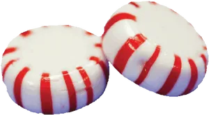 Peppermint Candies White Red Stripes PNG image