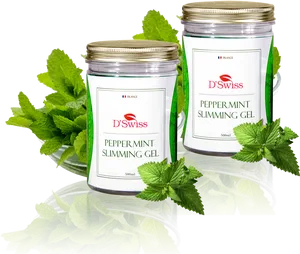 Peppermint Slimming Gel Product Display PNG image