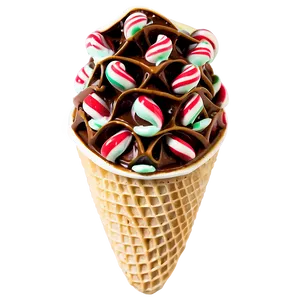 Peppermint Waffle Cone PNG Mwp10