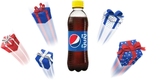 Pepsi Bottleand Gifts Graphic