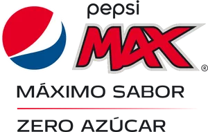 Pepsi Max Logowith Slogan PNG image