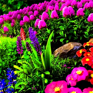 Perennial Flower Bed Png Dhb PNG image