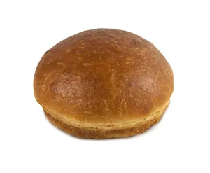 Perfect Burger Bun Top View PNG image