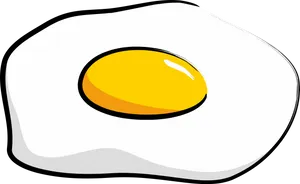 Perfectly Fried Egg Clipart PNG image