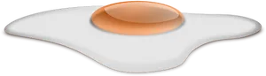 Perfectly Fried Egg Graphic PNG image