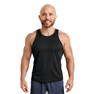 Performance Black Tank Top PNG 06282024
