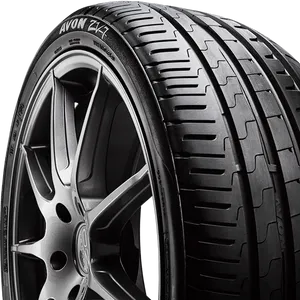 Performance Car Tireand Alloy Wheel PNG