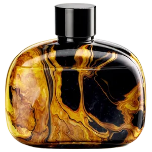 Perfume Bottle With Marble Effect PNG 06212024